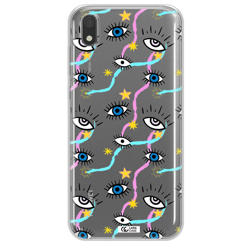 Eye And Ribbon Huawei Y5 2019 Clear TPU Case
