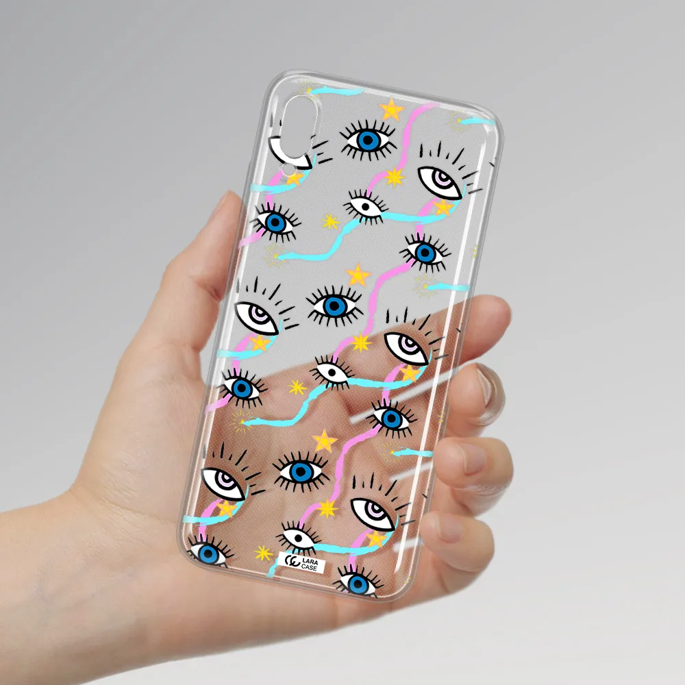 Eye And Ribbon Huawei Y6 Pro 2019 Clear TPU Case
