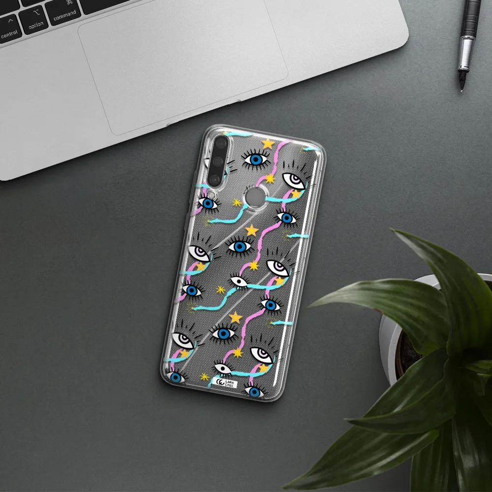Eye And Ribbon Huawei Y6P Clear TPU Case