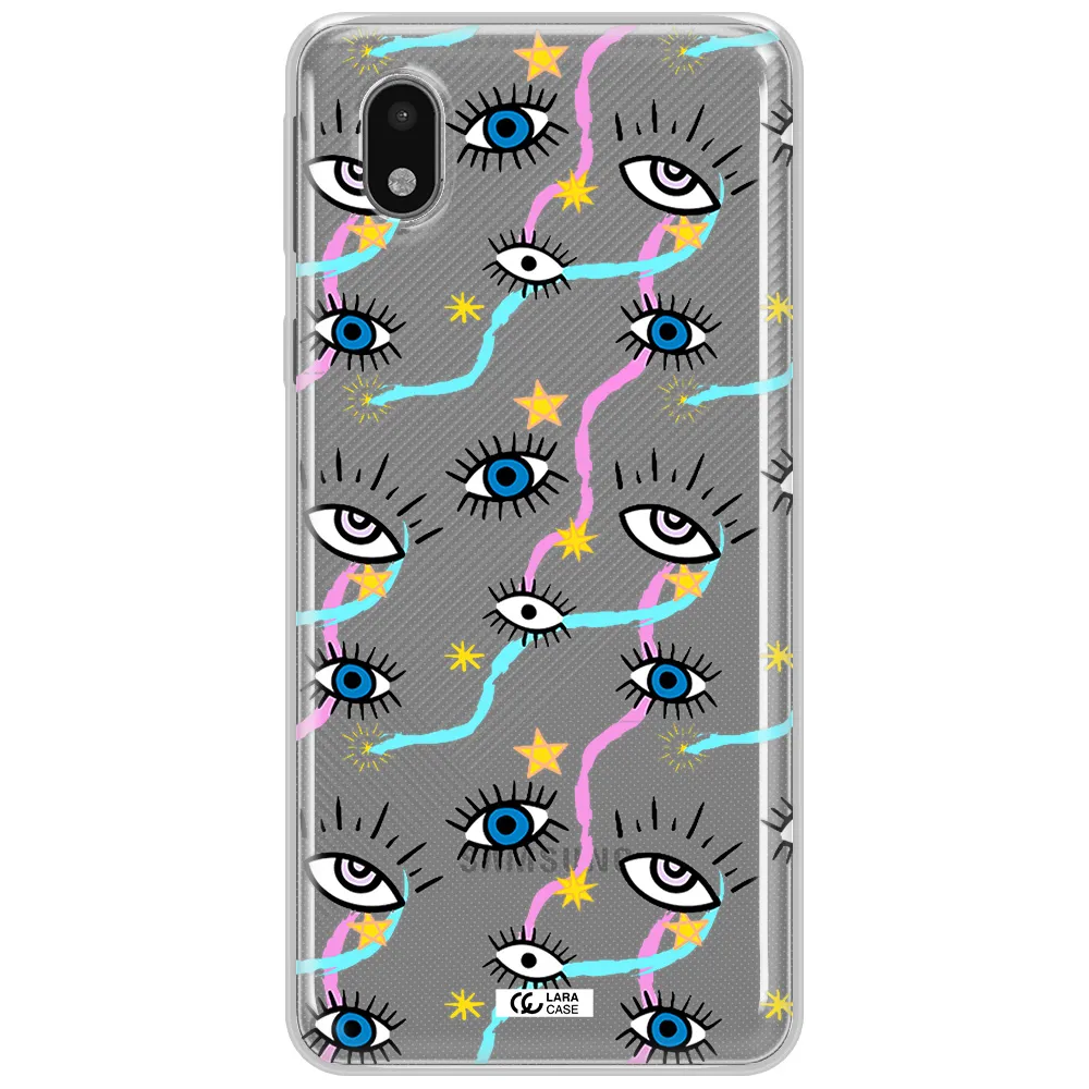 Eye And Ribbon Samsung A01 Core Clear Tpu Case