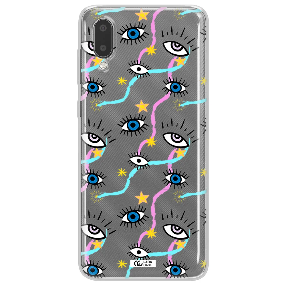 Eye And Ribbon Samsung A02 Clear TPU Case