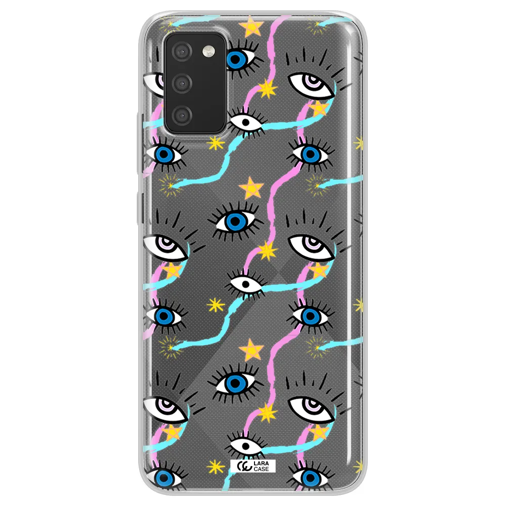 Eye And Ribbon Samsung A02S Clear TPU Case