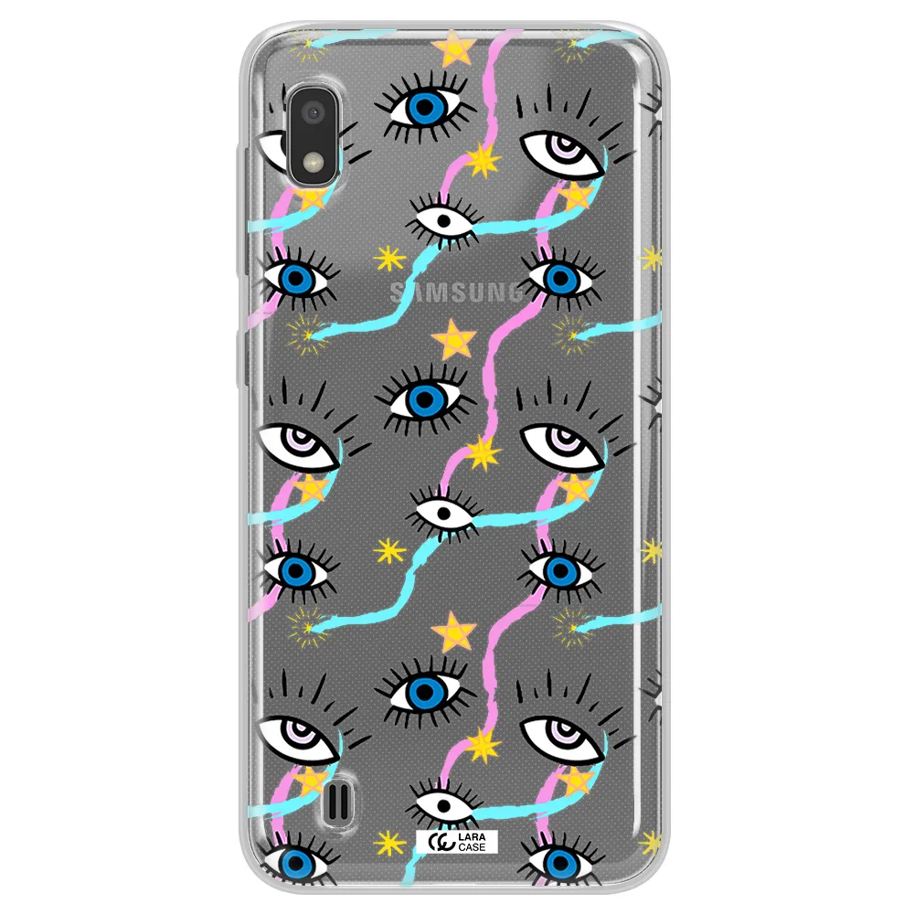 Eye And Ribbon Samsung A10 Clear TPU Case