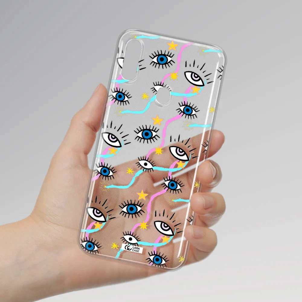 Eye And Ribbon Samsung A11 Clear TPU Case