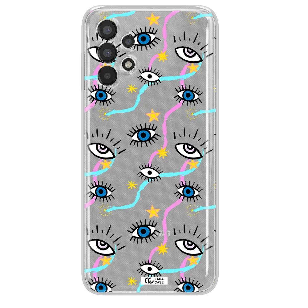 Eye And Ribbon Samsung A13 Clear TPU Case