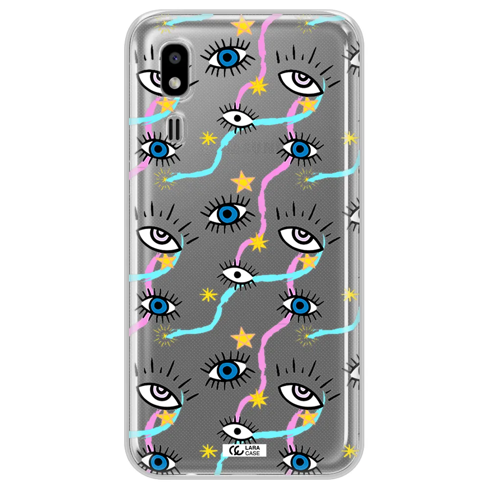 Eye And Ribbon Samsung A2 Core Clear TPU Case