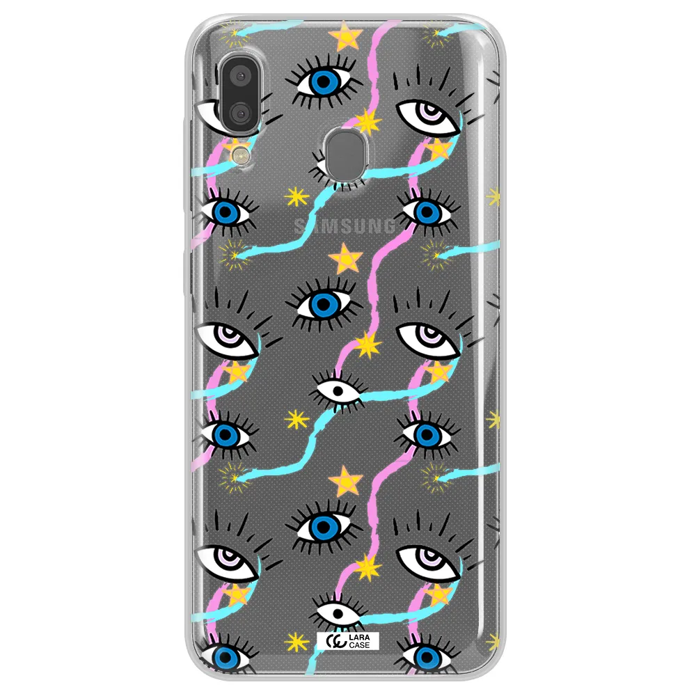 Eye And Ribbon Samsung A20 Clear TPU Case