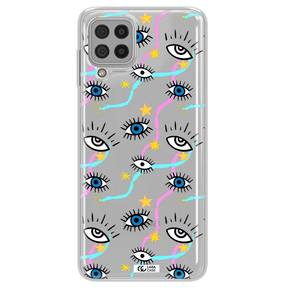 Eye And Ribbon Samsung A22 4g Clear TPU Case
