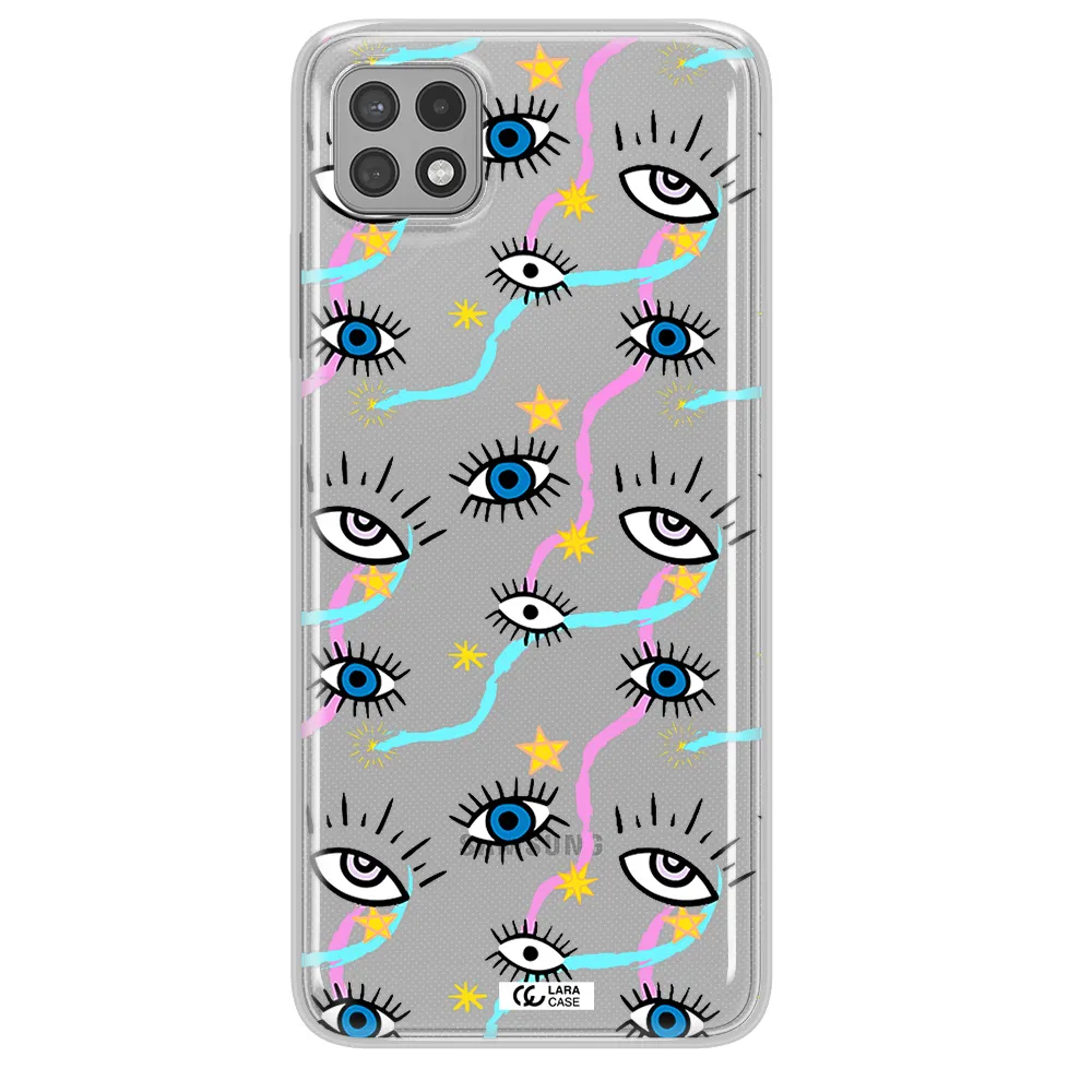 Eye And Ribbon Samsung A22 5g Clear TPU Case