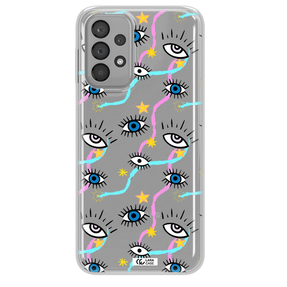 Eye And Ribbon Samsung A23 Clear TPU Case
