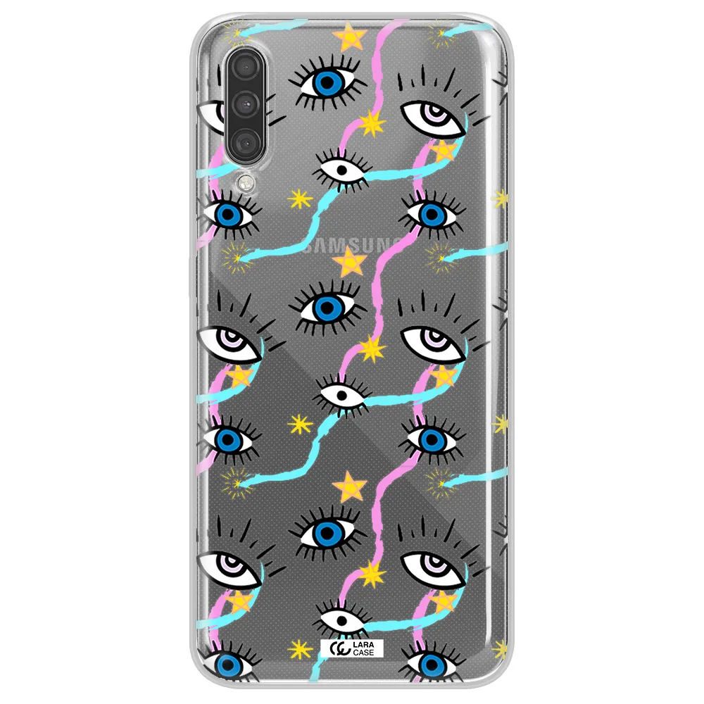 Eye And Ribbon Samsung A30S Clear TPU Case
