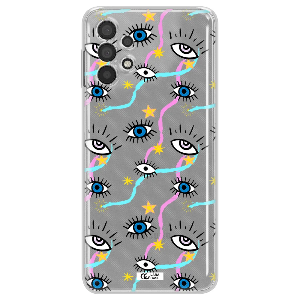 Eye And Ribbon Samsung A32 Clear TPU Case