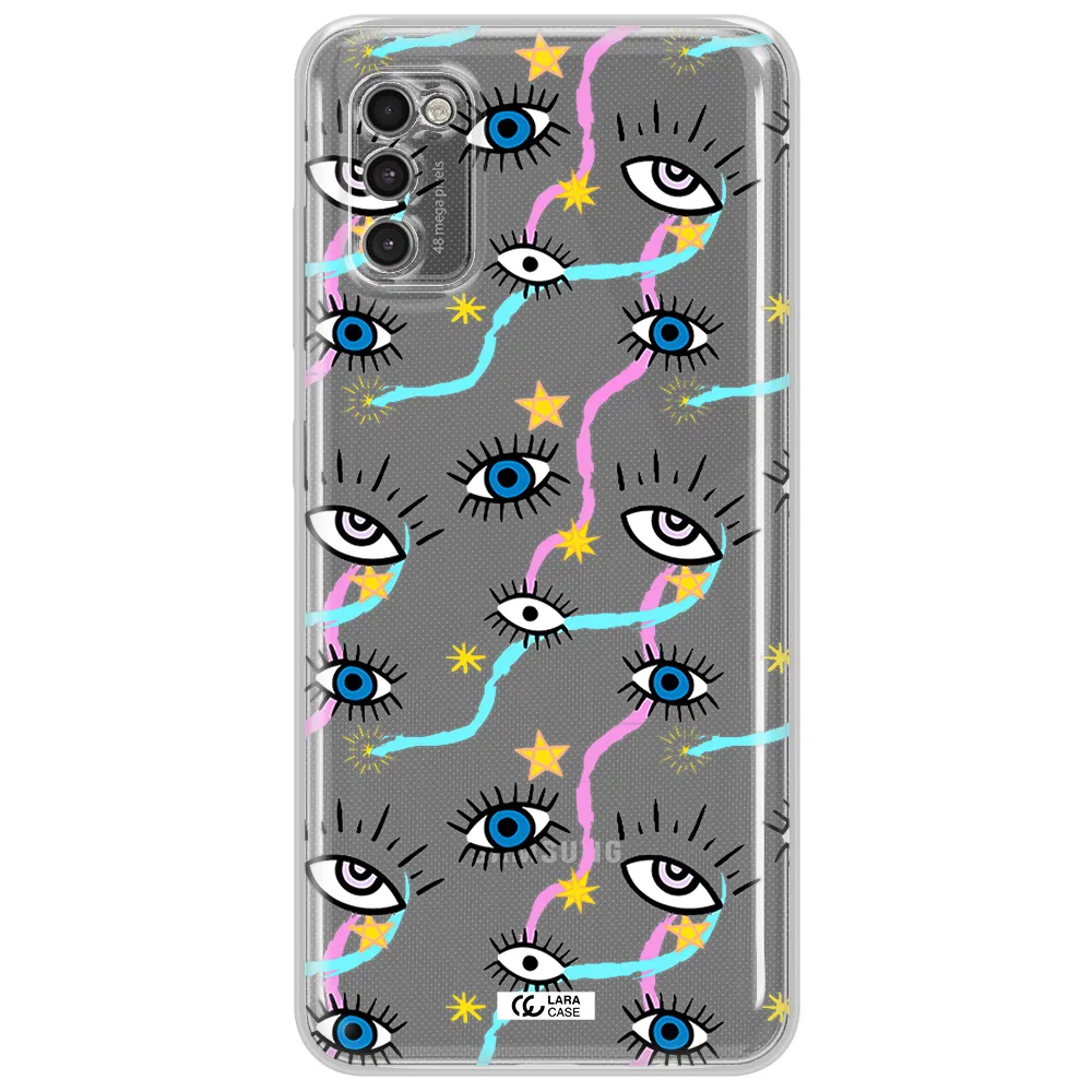 Eye And Ribbon Samsung A41 Clear Tpu Case