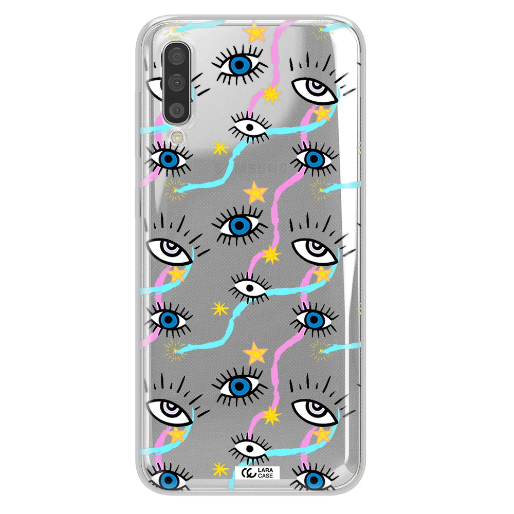 Eye And Ribbon Samsung A50S Clear Tpu Case
