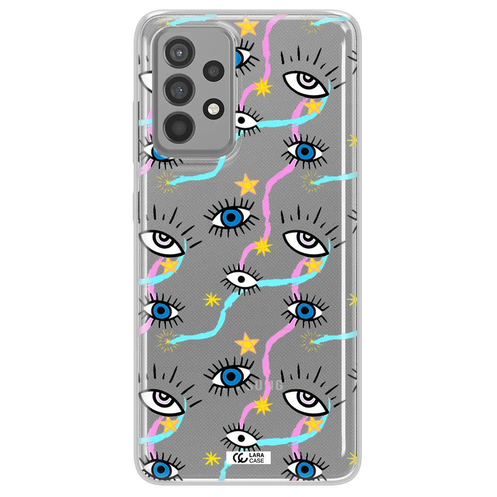 Eye And Ribbon Samsung A52 Clear TPU Case