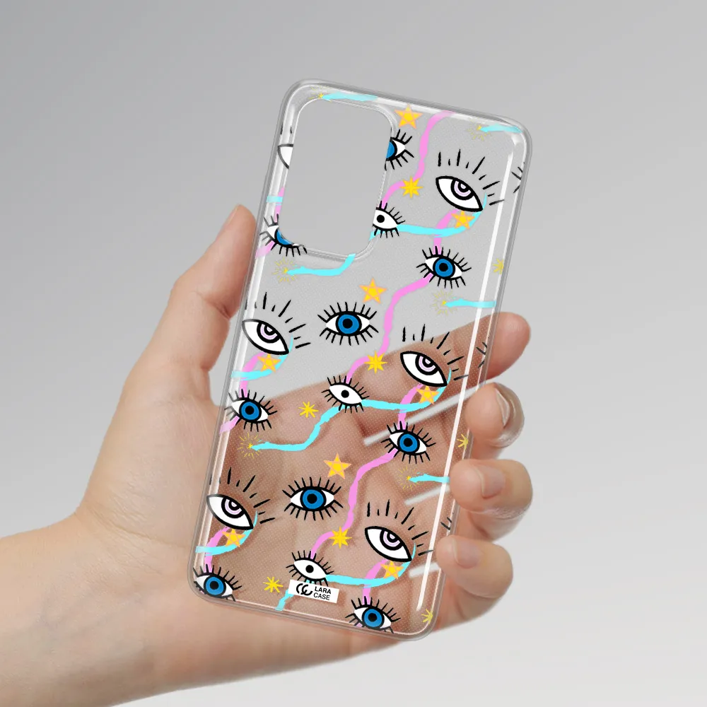 Eye And Ribbon Samsung A52 Clear TPU Case