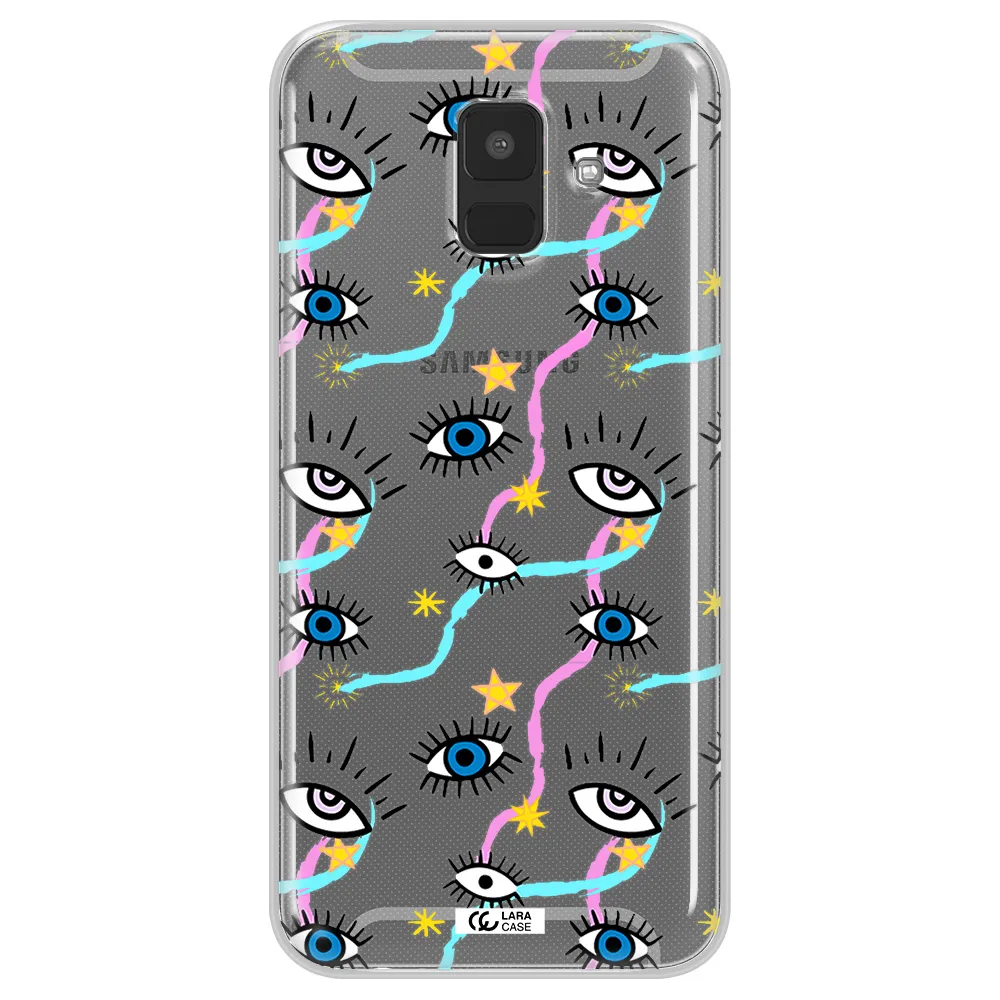 Eye And Ribbon Samsung A6 Clear TPU Case