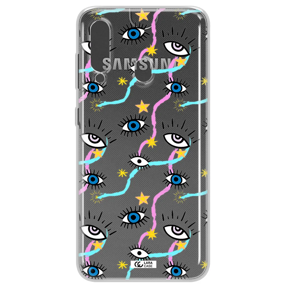 Eye And Ribbon Samsung A60 Clear TPU Case