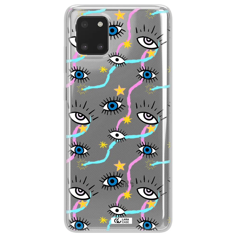 Eye And Ribbon Samsung A81 Clear TPU Case