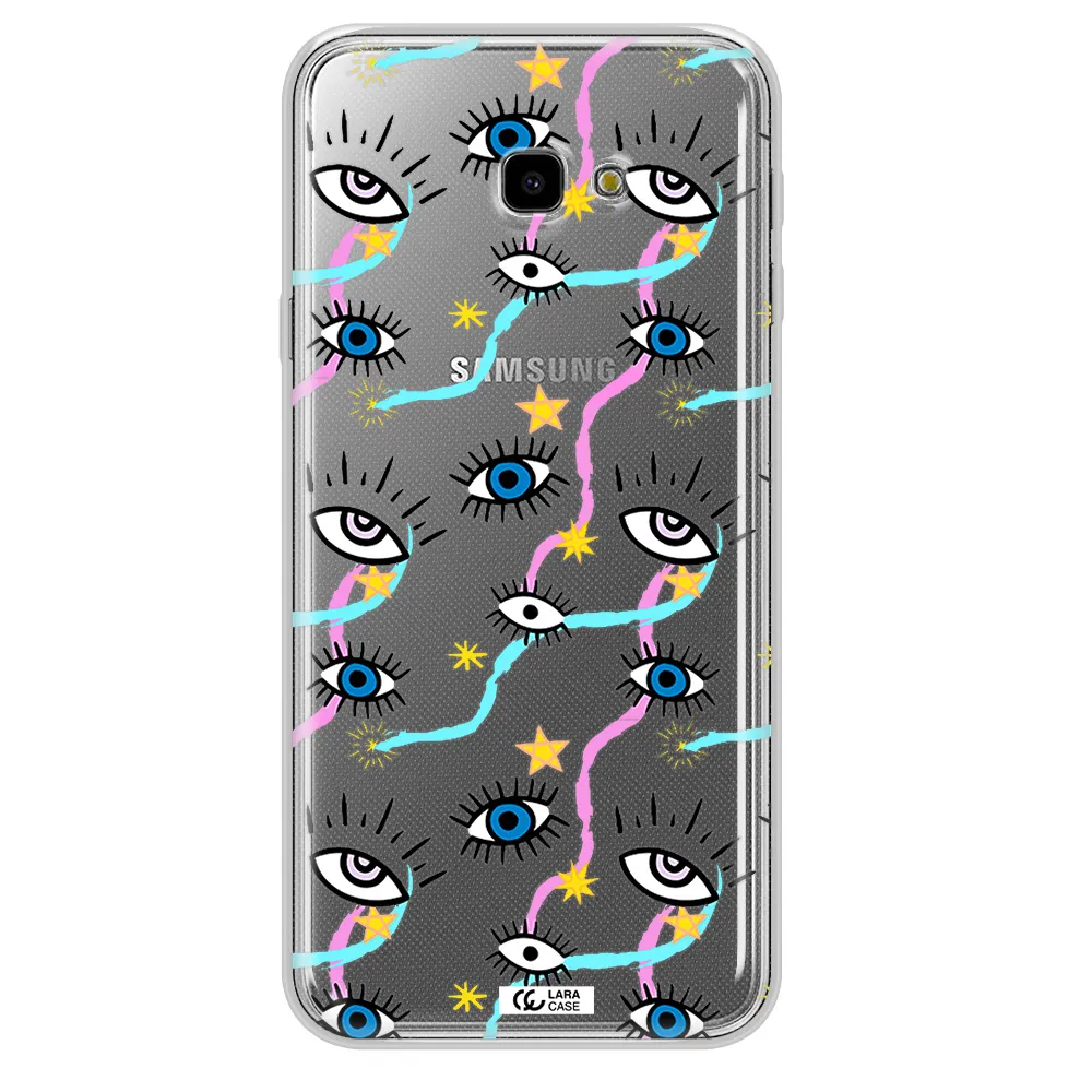 Eye And Ribbon Samsung J4 Plus Clear TPU Case