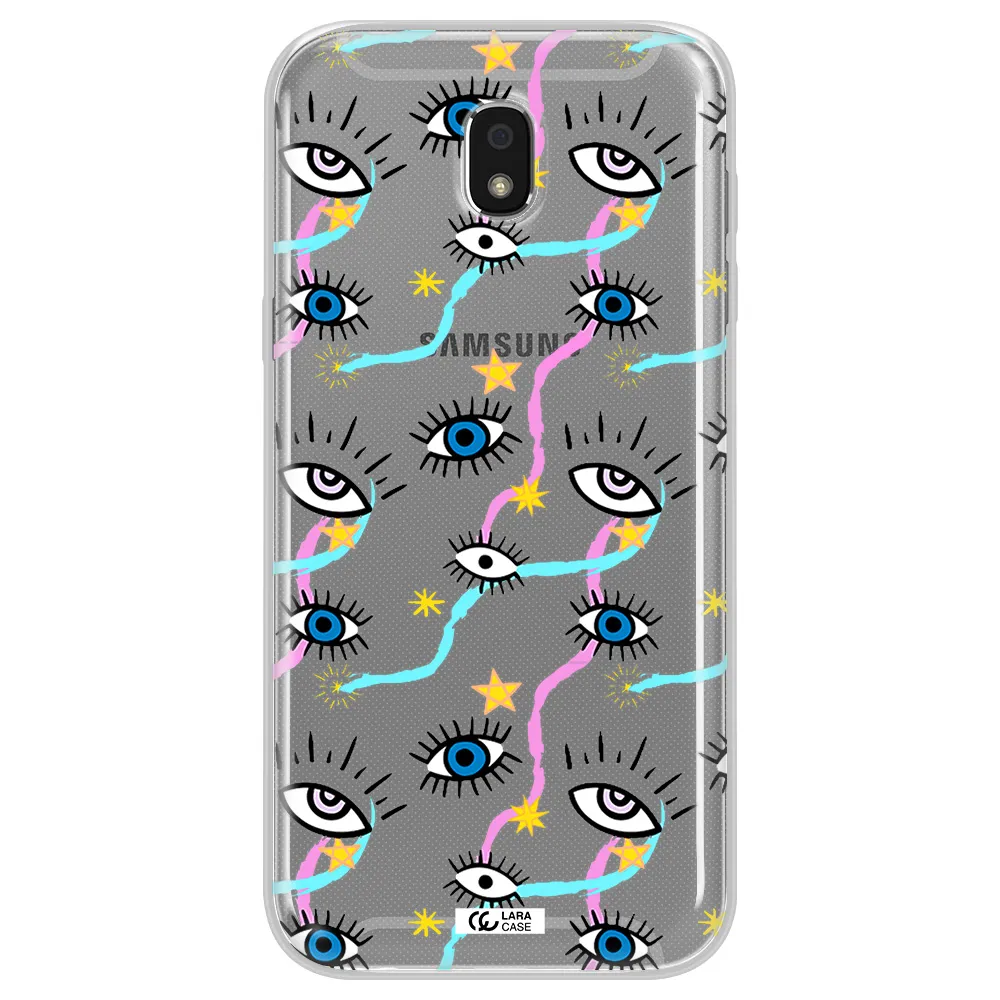 Eye And Ribbon Samsung J5 2017 Clear TPU Case