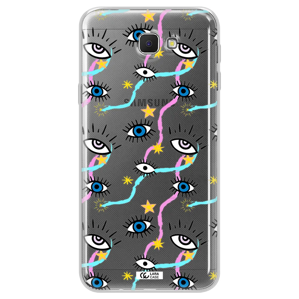 Eye And Ribbon Samsung J5 Prime Clear TPU Case