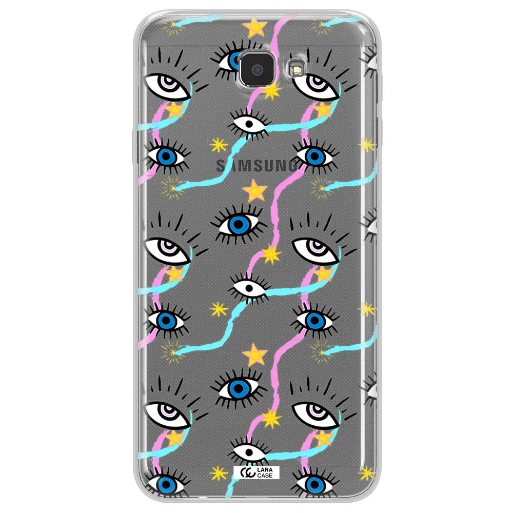 Eye And Ribbon Samsung J7 Prim Clear TPU Case