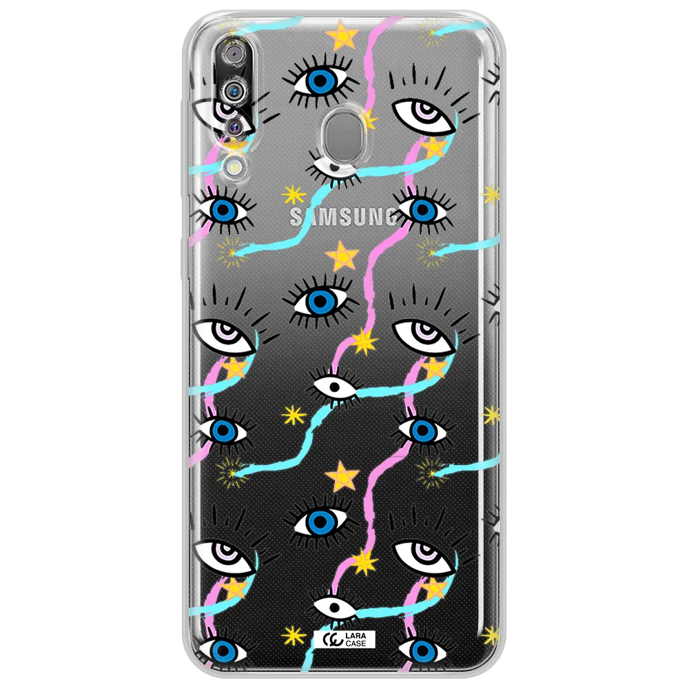 Eye And Ribbon Samsung M30 Clear TPU Case