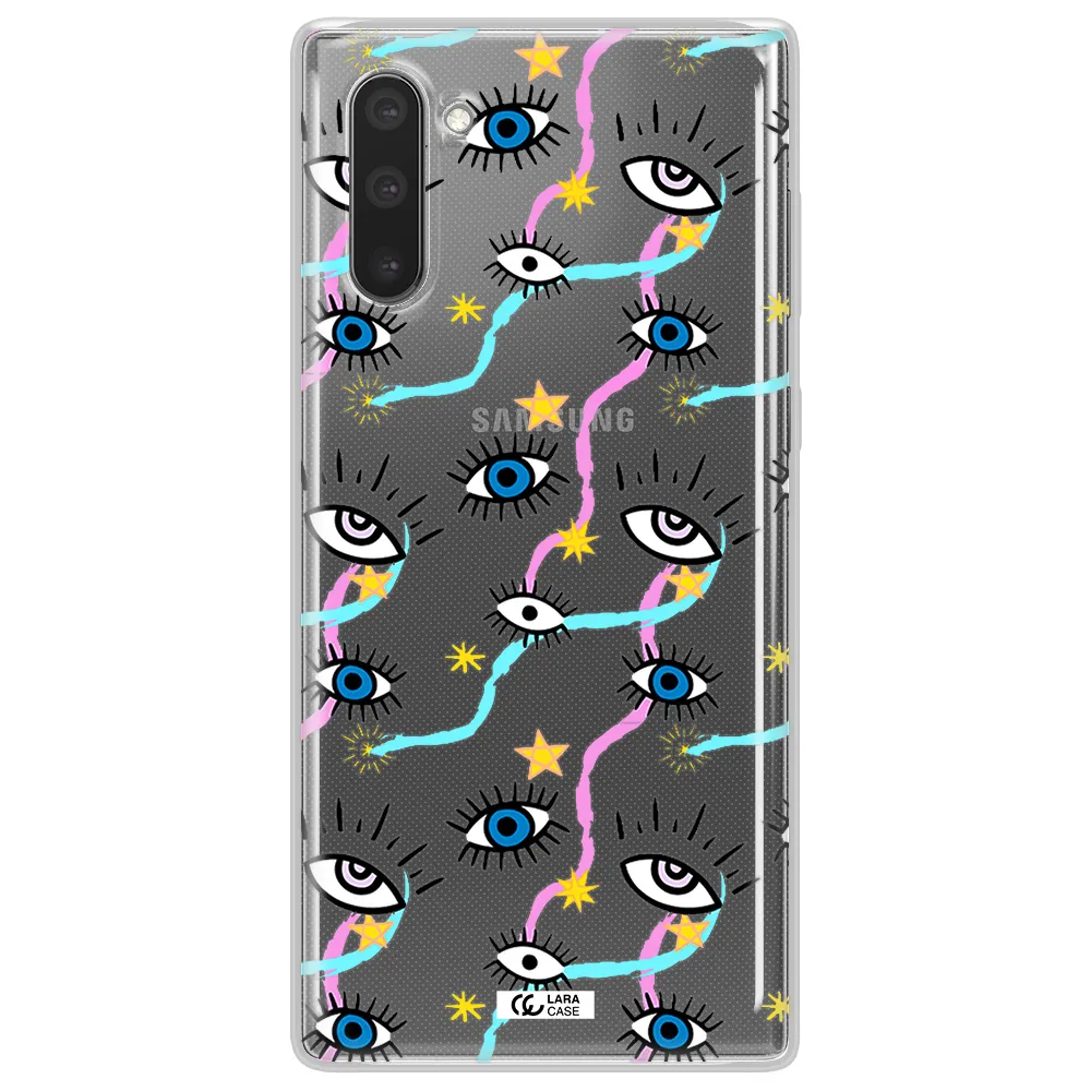 Eye And Ribbon Samsung Note 10 Clear TPU Case