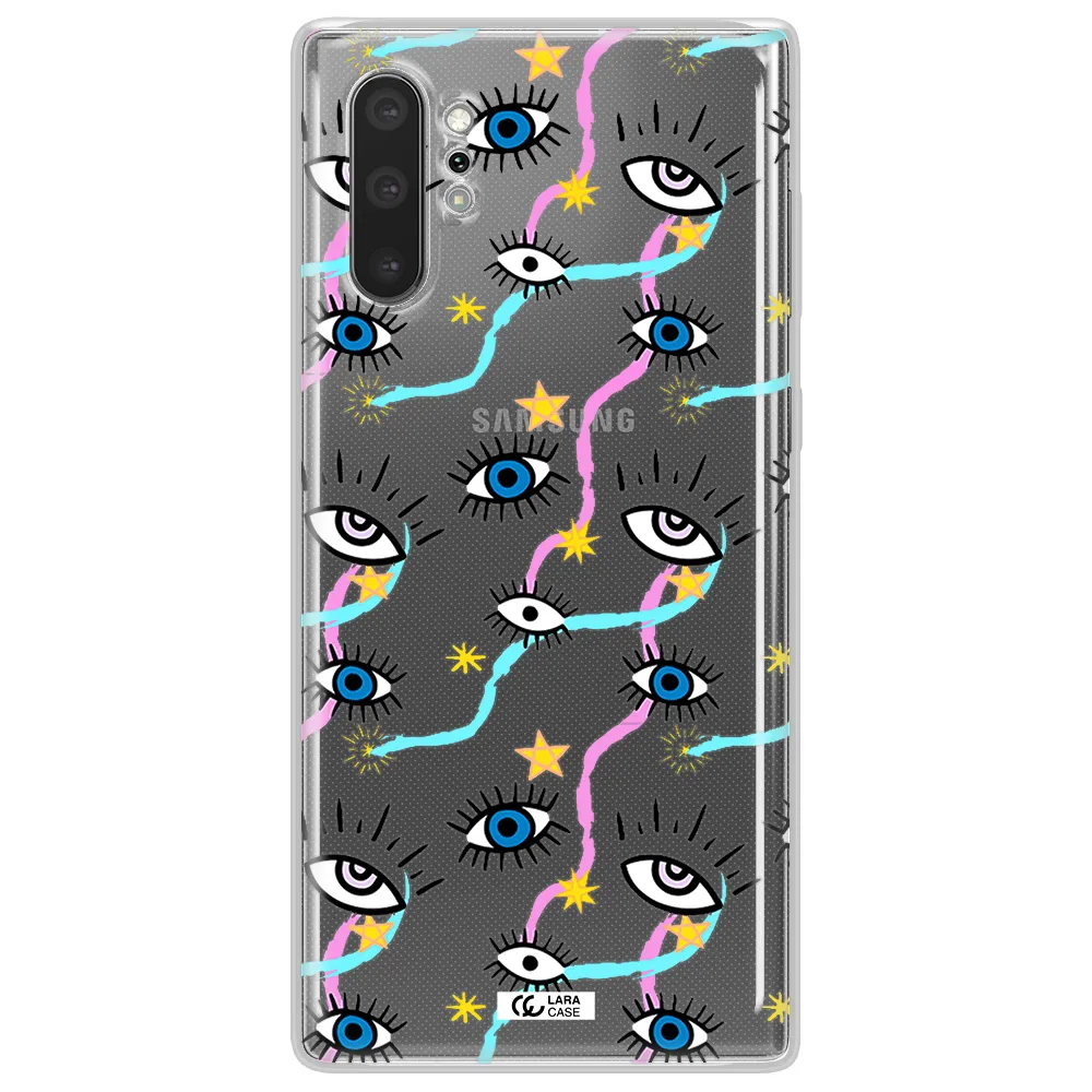 Eye And Ribbon Samsung Note 10 Plus Clear TPU Case