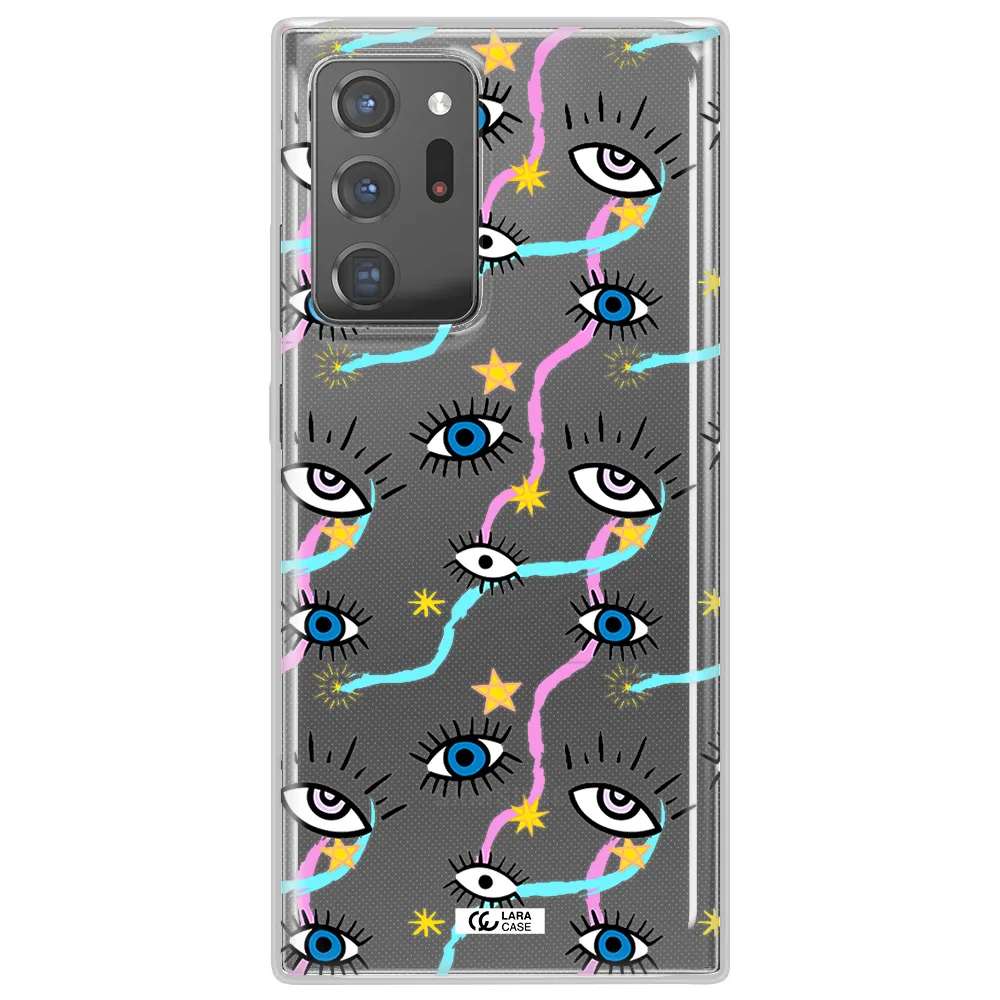 Eye And Ribbon Samsung Note 20 Ultra Clear TPU Case