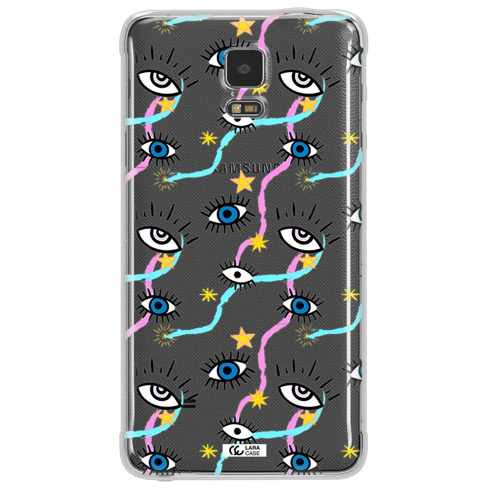 Eye And Ribbon Samsung Note 4 Clear TPU Case