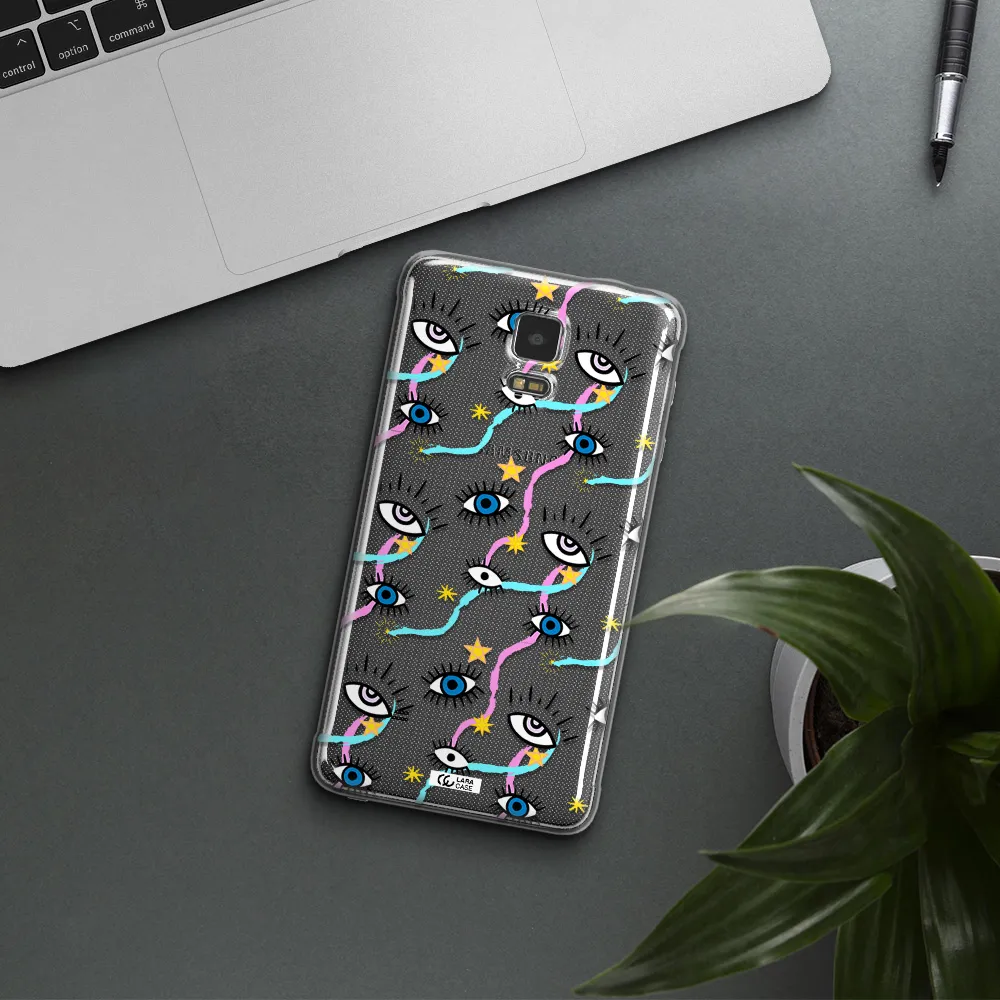 Eye And Ribbon Samsung Note 4 Clear TPU Case