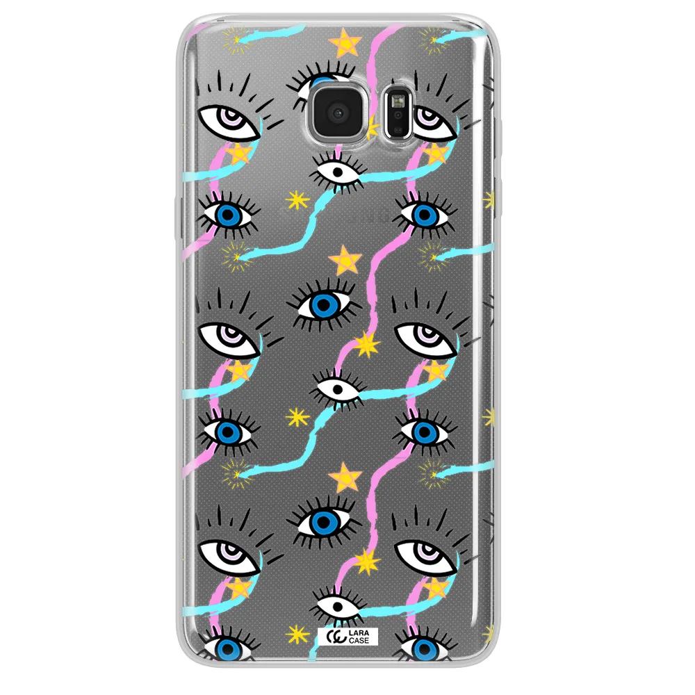 Eye And Ribbon Samsung Note 5 Clear TPU Case