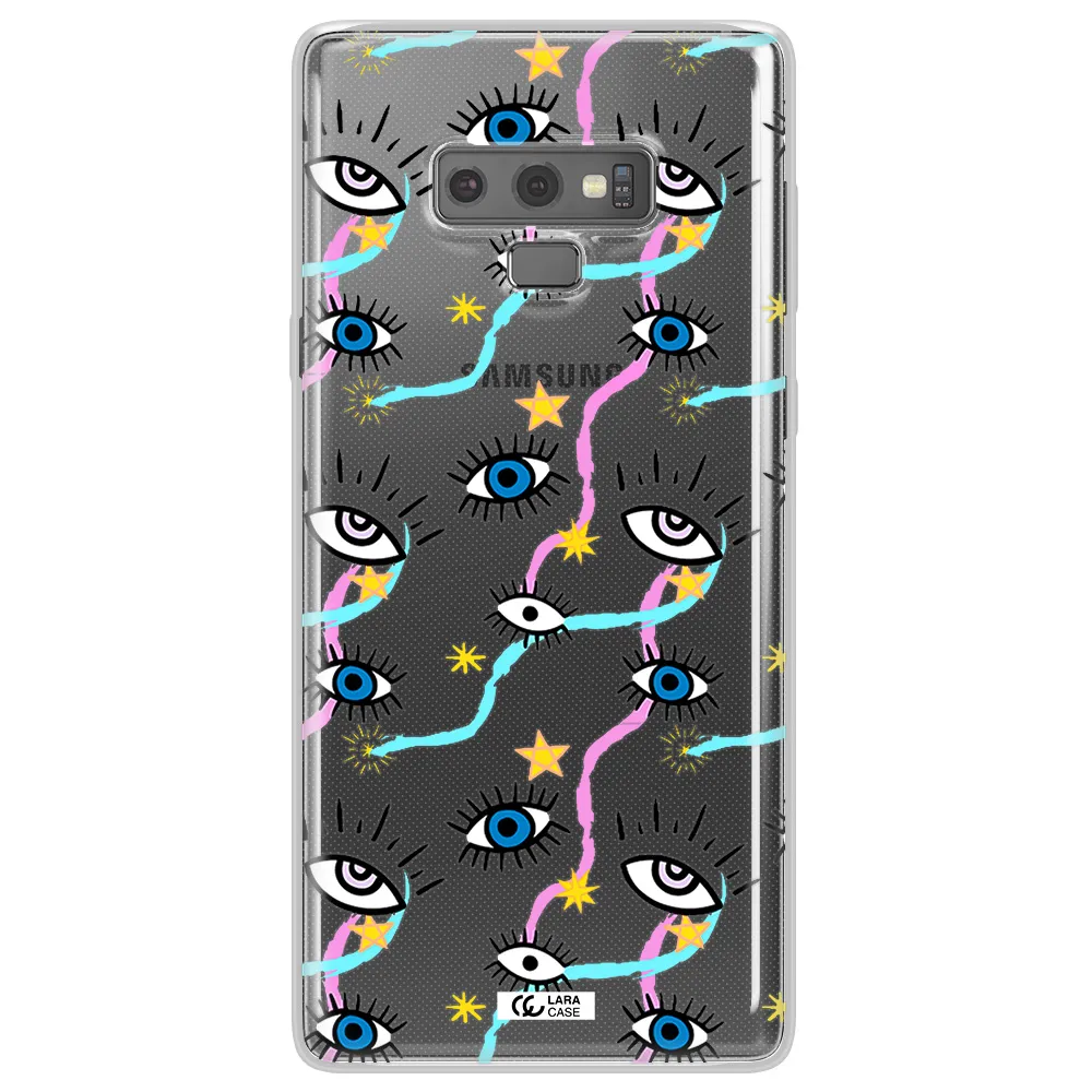 Eye And Ribbon Samsung Note 9 Clear TPU Case