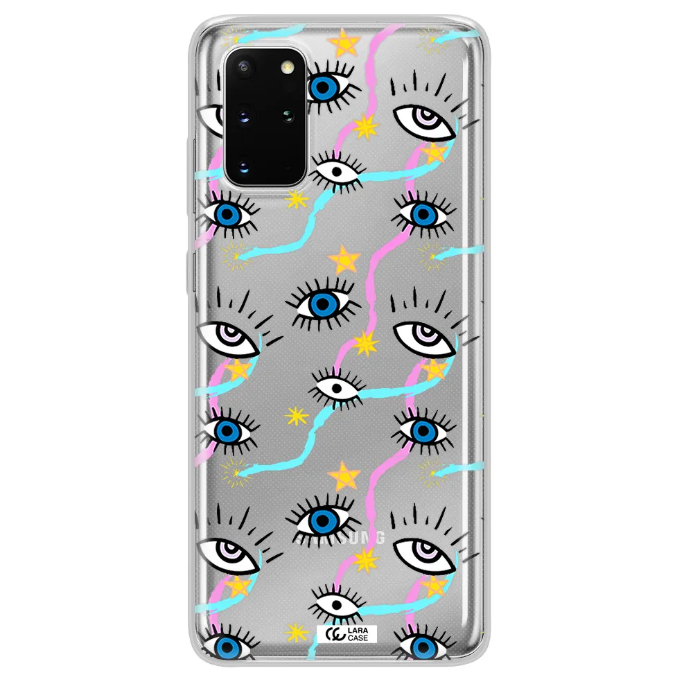 Eye And Ribbon Samsung S 20 Plus Clear TPU Case