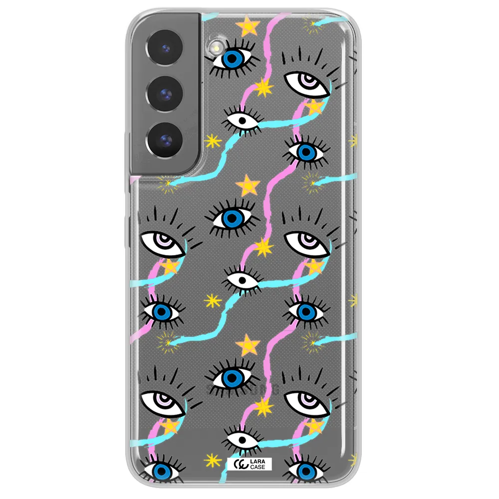 Eye And Ribbon Samsung S 22 Plus Clear TPU Case