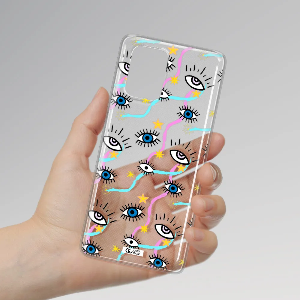 Eye And Ribbon Samsung S10 Lite Clear TPU Case
