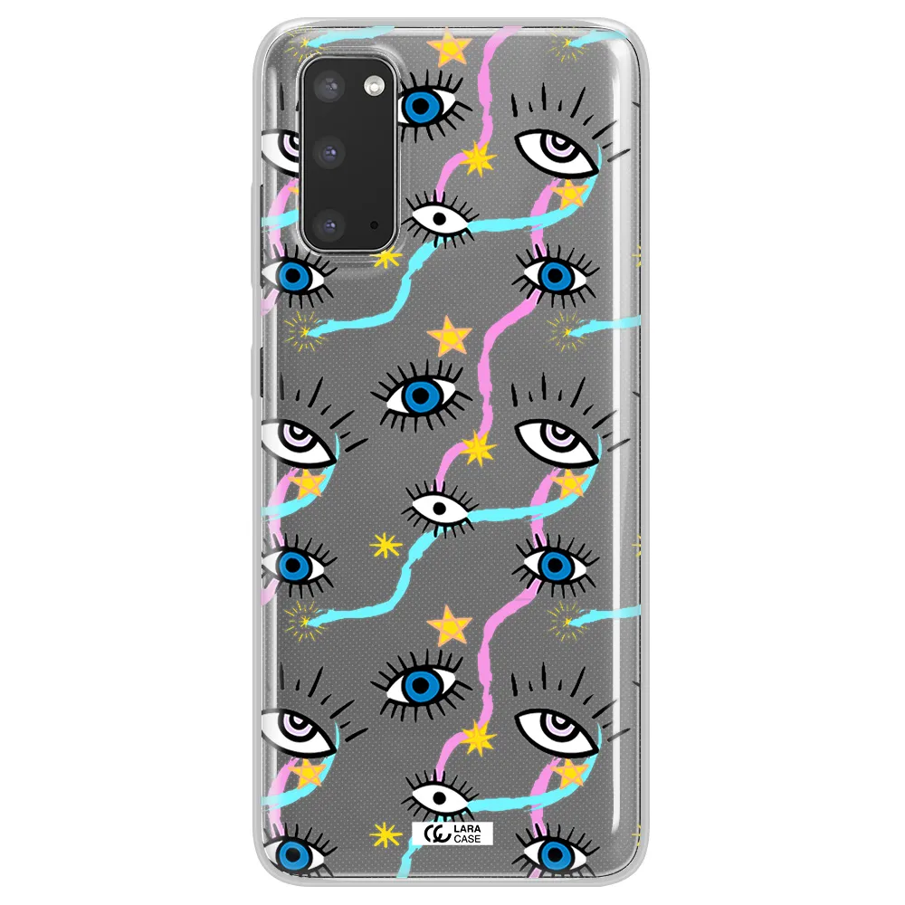 Eye And Ribbon Samsung S20 Clear TPU Case