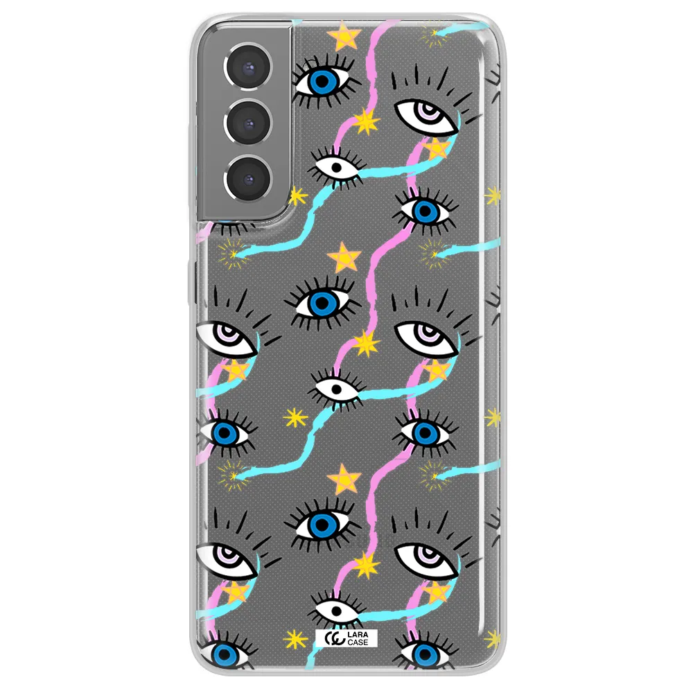 Eye And Ribbon Samsung S21 Plus Clear TPU Case