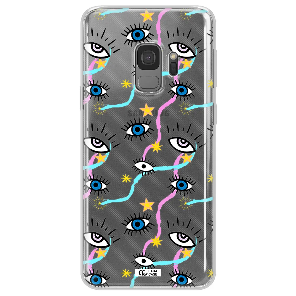 Eye And Ribbon Samsung S9 Clear TPU Case