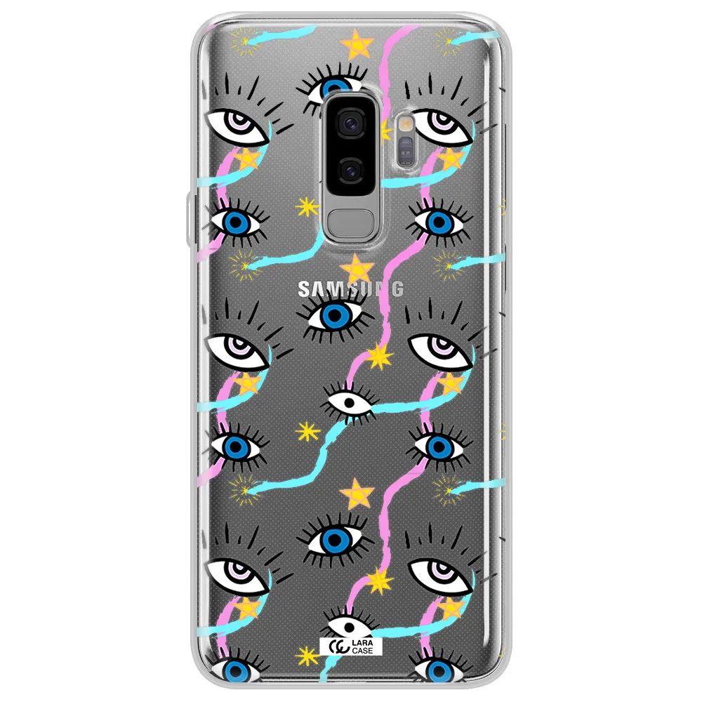 Eye And Ribbon Samsung S9 Plus Clear TPU Case