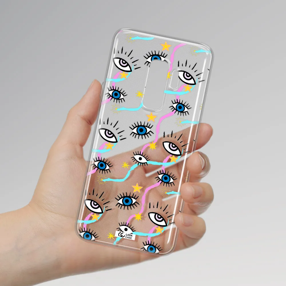 Eye And Ribbon Samsung S9 Plus Clear TPU Case