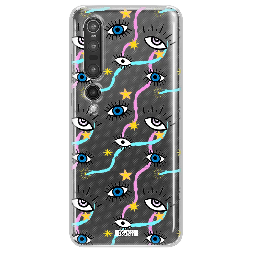 Eye And Ribbon Xiaomi Mi 10 Pro Clear TPU Case