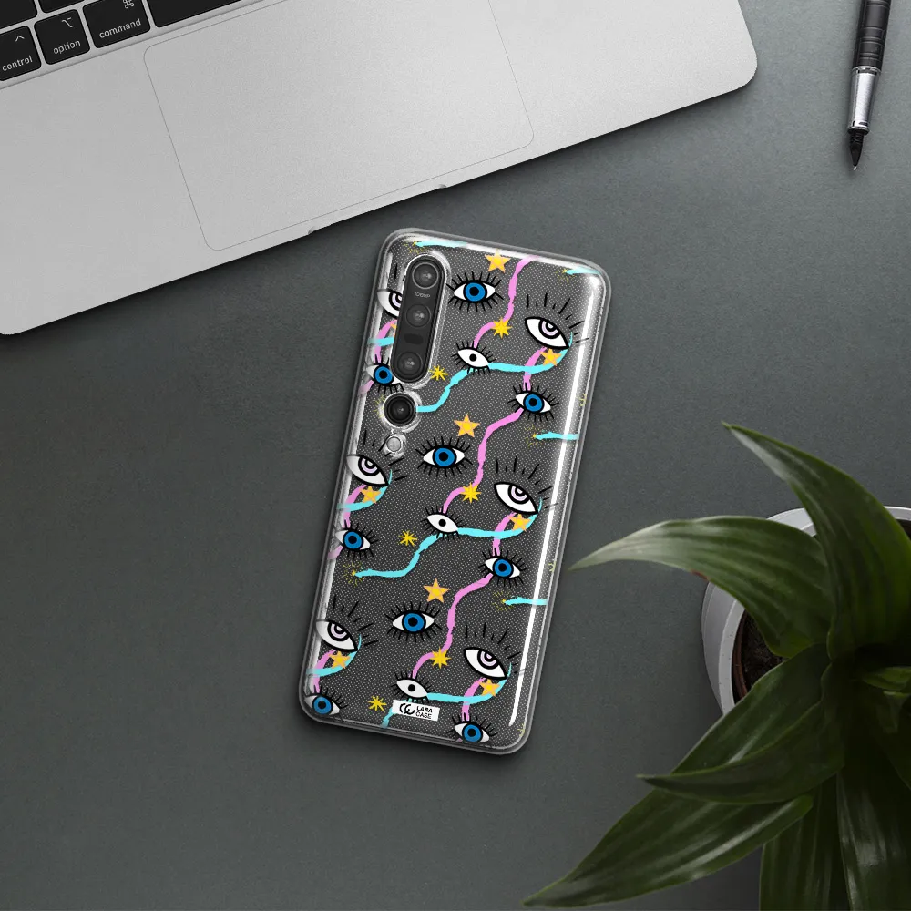 Eye And Ribbon Xiaomi Mi 10 Pro Clear TPU Case