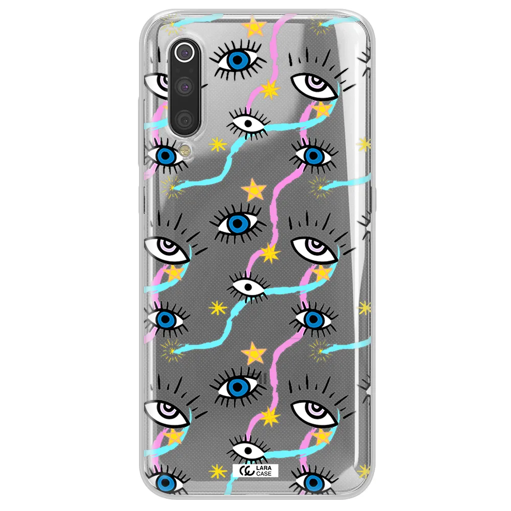 Eye And Ribbon Xiaomi Mi 9 Clear TPU Case