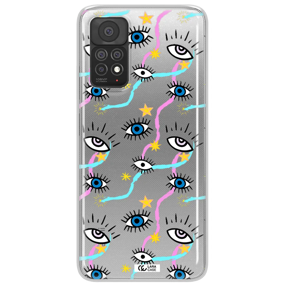 Eye And Ribbon Xiaomi Note 11 Pro Clear TPU Case
