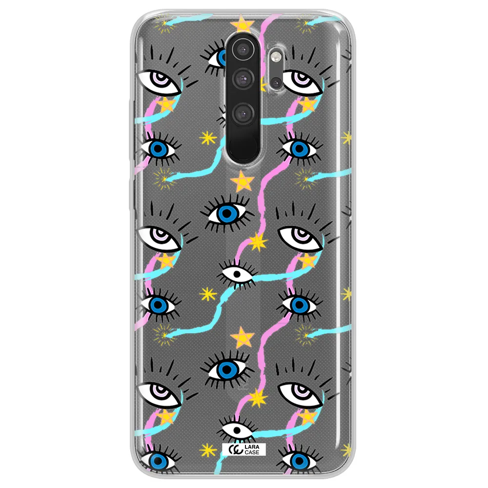 Eye And Ribbon Xiaomi Note 8 Pro Clear TPU Case