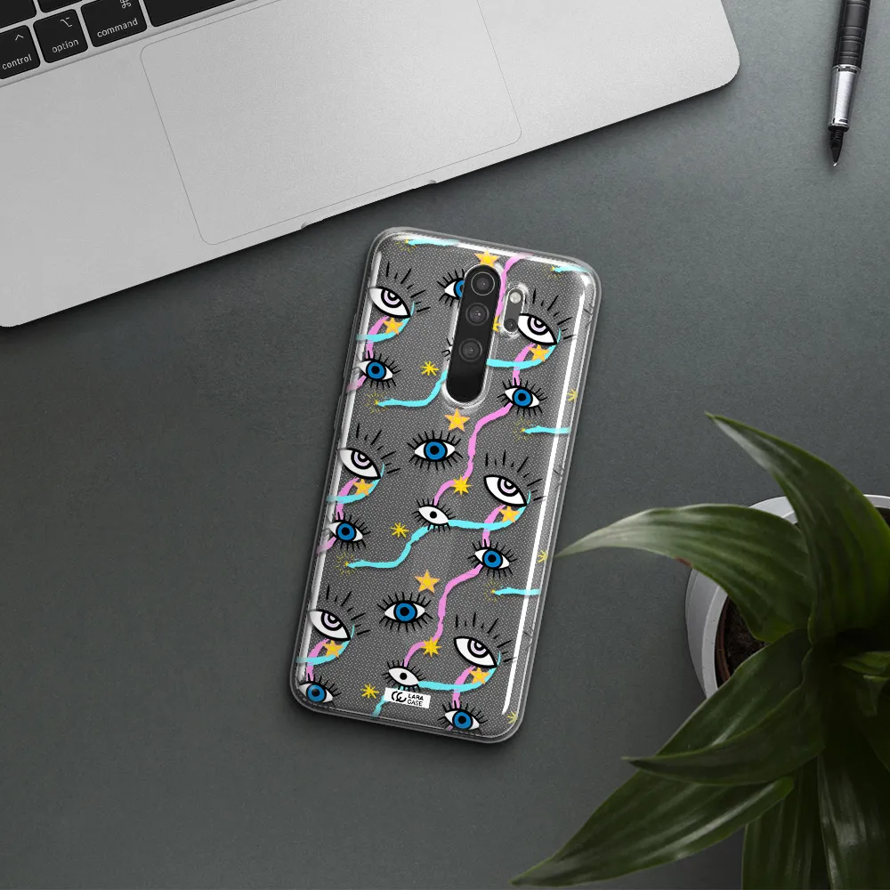 Eye And Ribbon Xiaomi Note 8 Pro Clear TPU Case