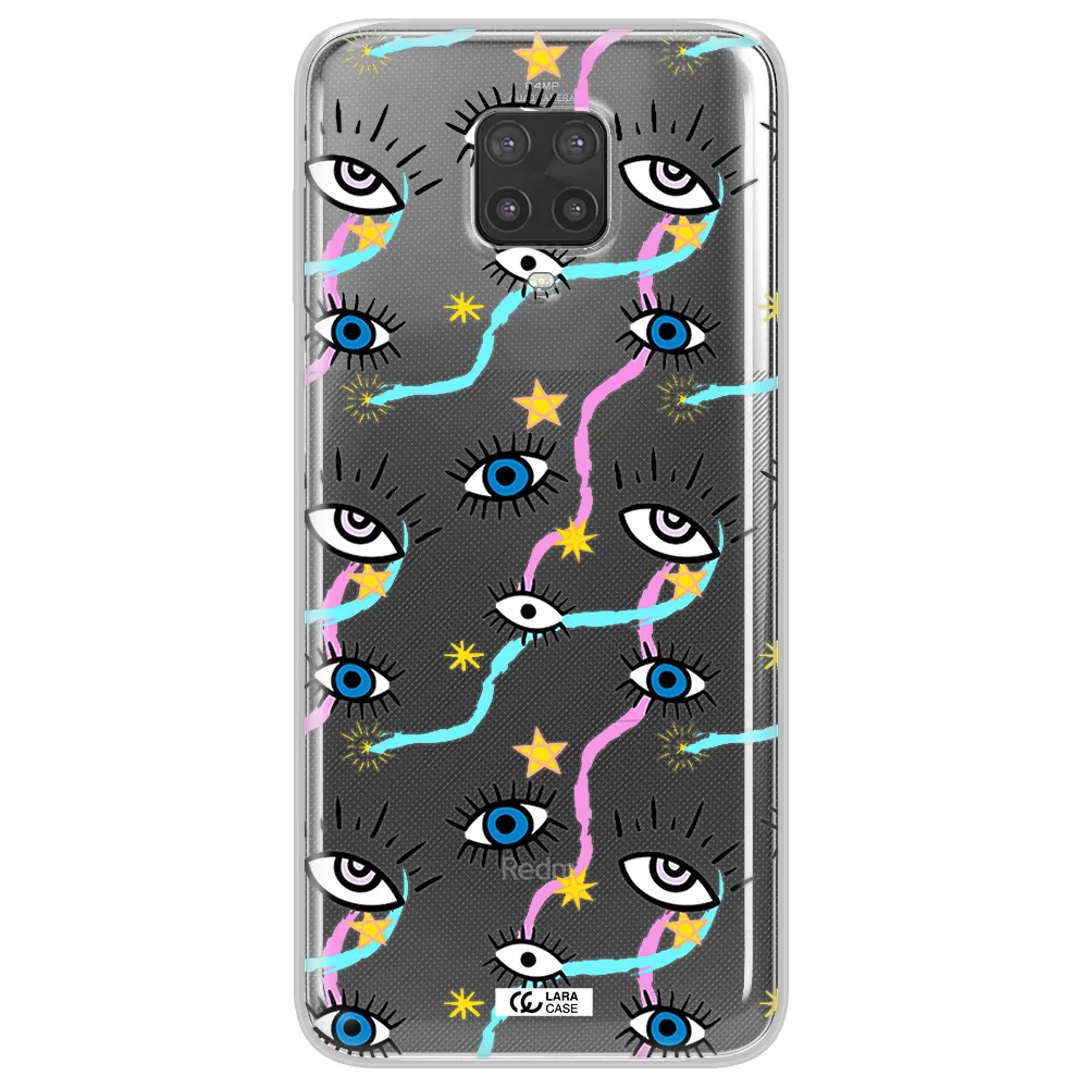 Eye And Ribbon Xiaomi Note 9 Pro Clear TPU Case